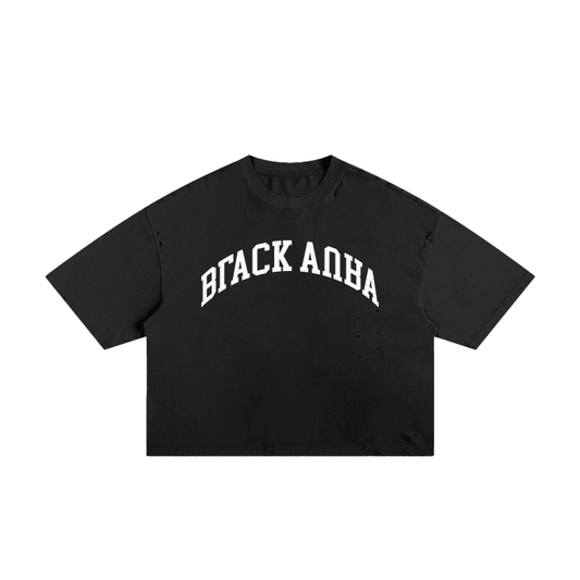 Black Aura Apparel,Black aura,crop tee,FW24,small business,black owned business,local,dayton,ohio