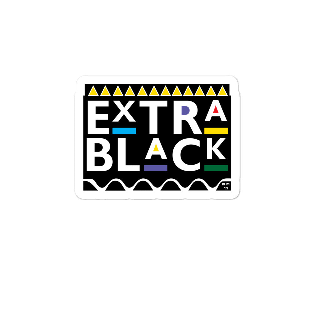 Extra Black Sticker