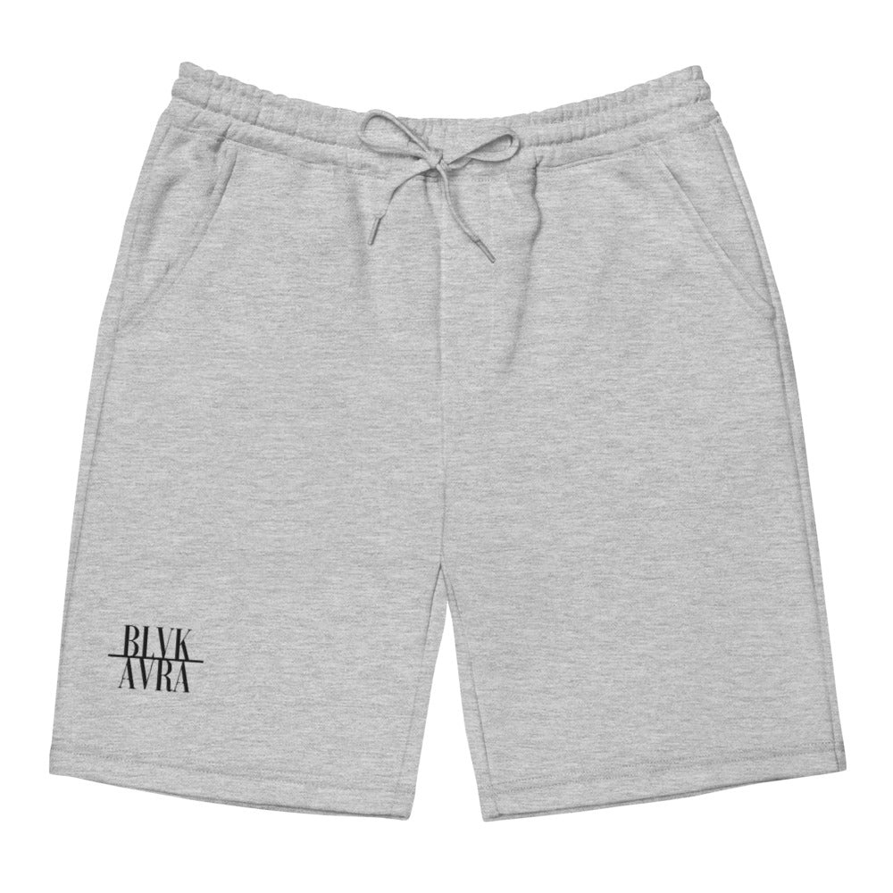 Embroidered Fleece Shorts