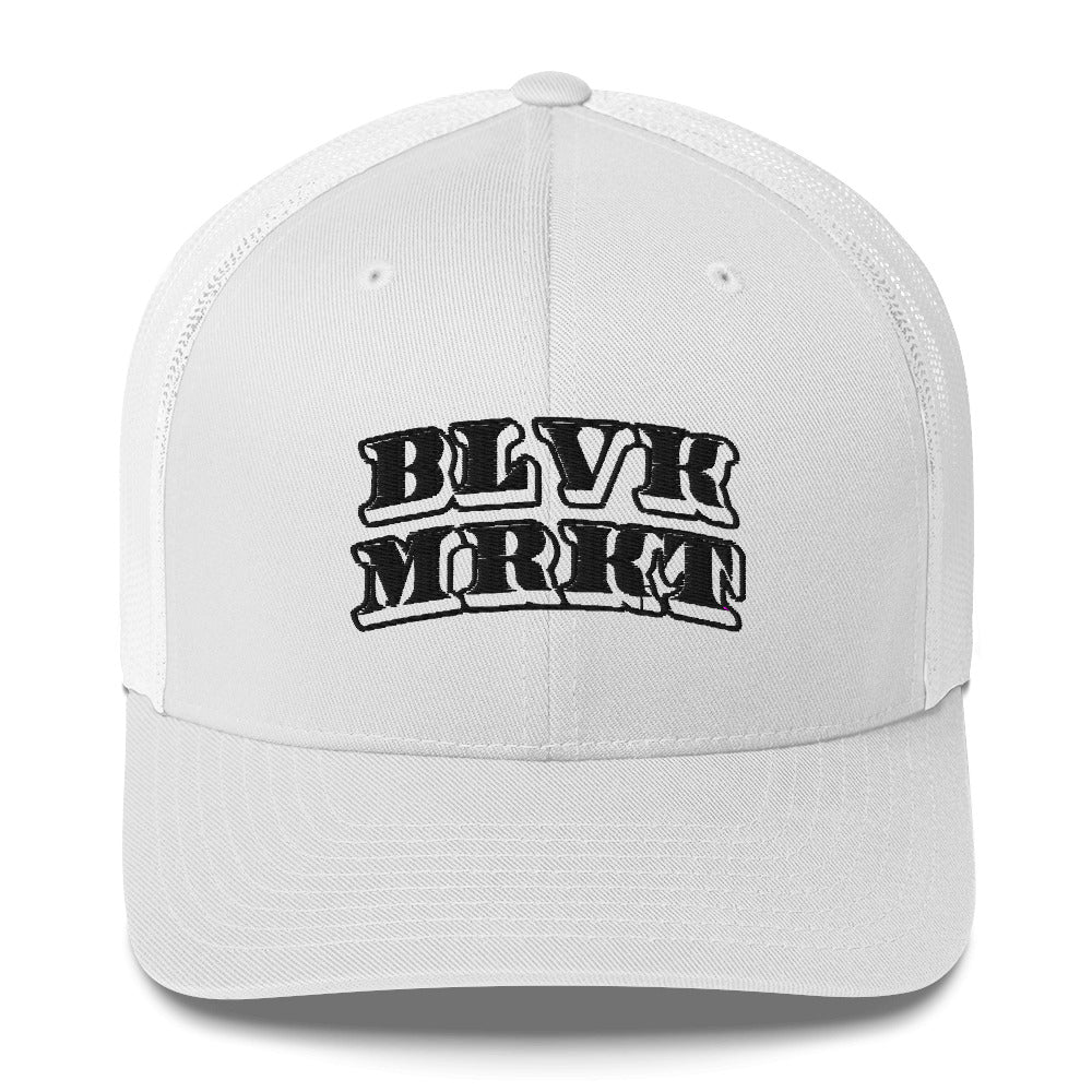 BLVKMRKT Trucker Hat